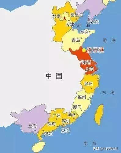 大陸沿海地圖|中國地理